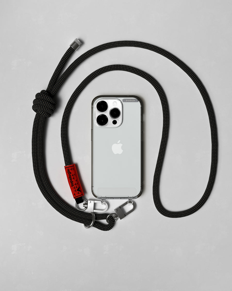 Bump Phone Case ヴァードン スマホケース / Clear / Smoke / 8.0mm Black Lattice