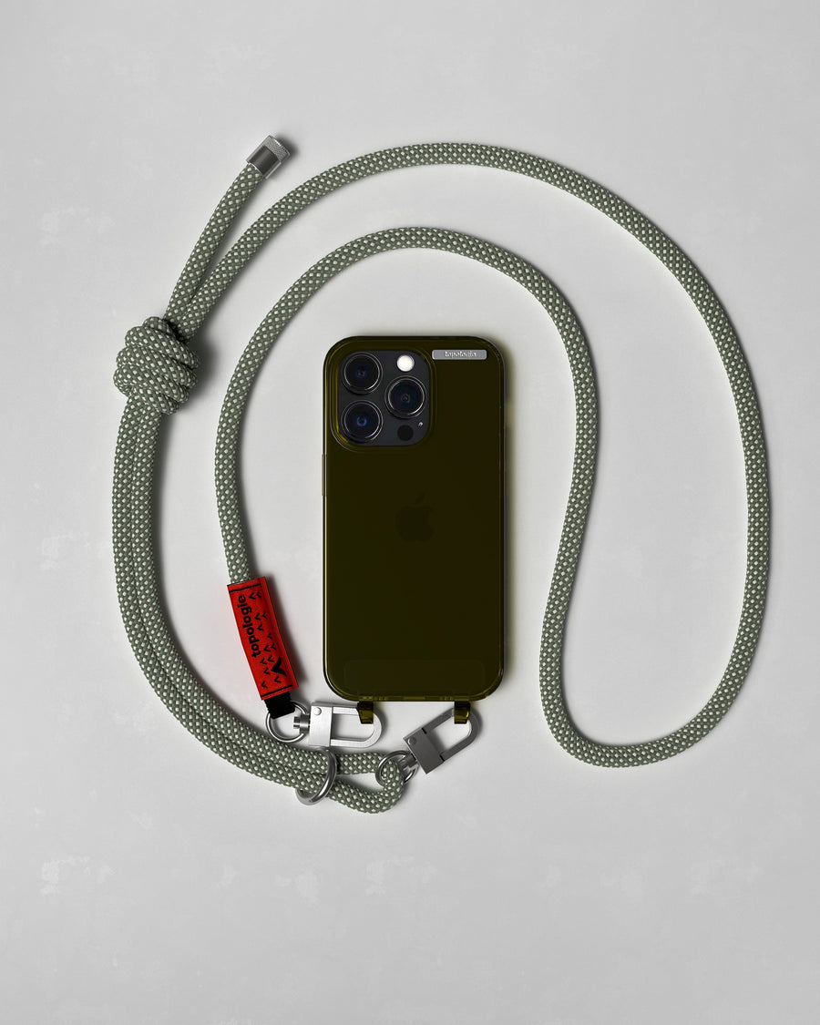 Bump Phone Case ヴァードン スマホケース / Clear / Alpine Green / 8.0mm Sage Lattice