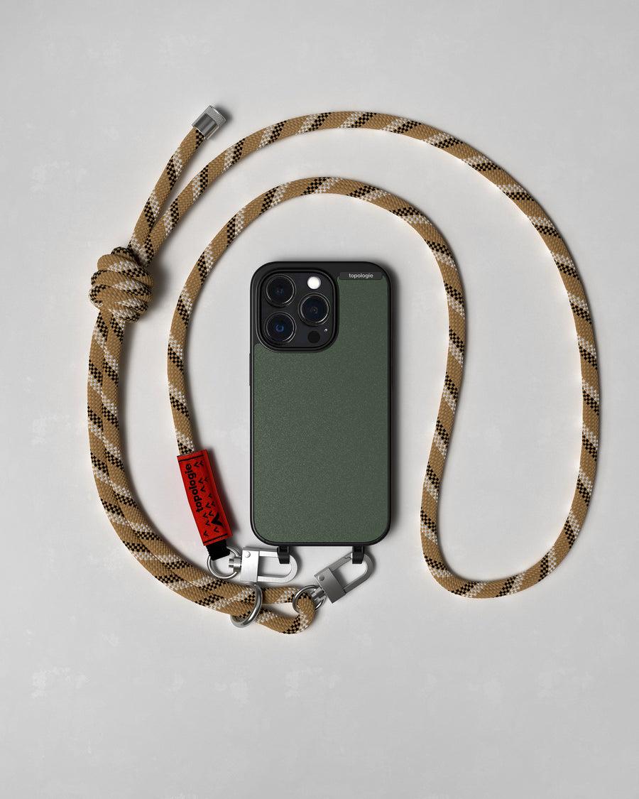Bump Phone Case ヴァードン スマホケース / Matte Black / Army / 8.0mm Sand Patterned