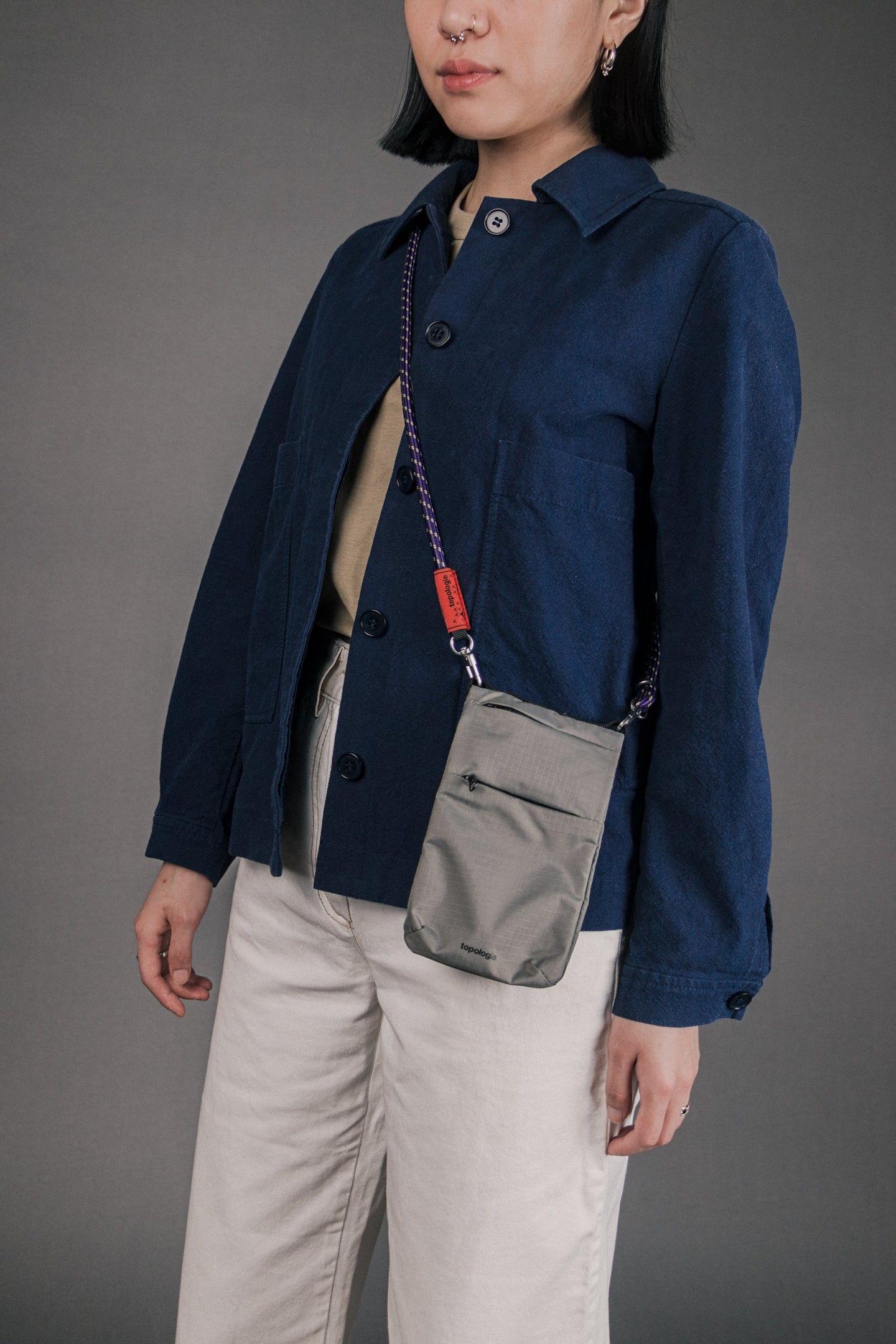 Phone Sacoche フォンサコッシュ / Moss / 8.0mm Sage Lattice