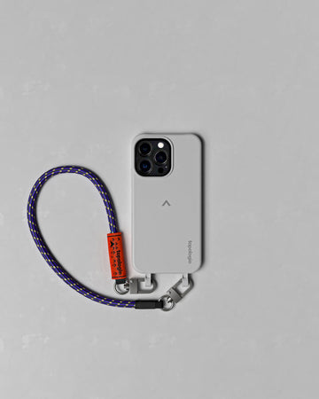 Dolomites Phone Case ドロマイツ / Slate / 8.0mm Wrist Strap Black Purple
