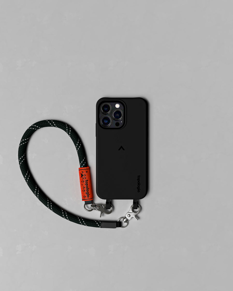 Dolomites Phone Case ドロマイツ / Black / 10mm Wrist Strap Black Reflective