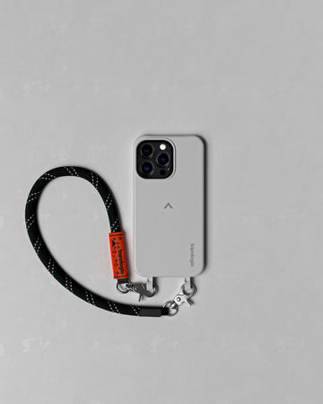 Dolomites Phone Case ドロマイツ / Slate / 10mm Wrist Strap Black Reflective