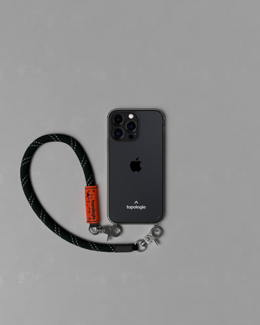 Verdon Phone Case ヴァードン スマホケース / Clear / 10mm Wrist Strap Black Reflective
