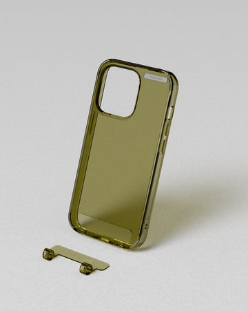 (topologie edit) Bump Phone Case / Clear / Alpine Green