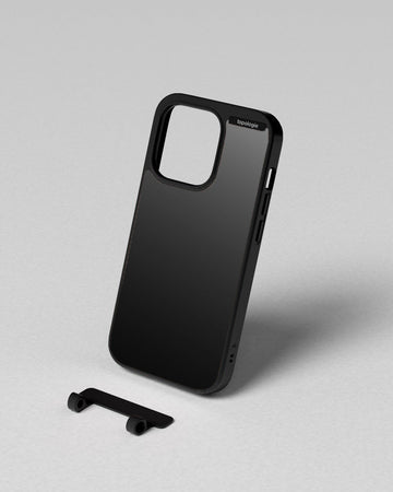 (topologie edit) Bump Phone Case / Matte Black / Black Mirror