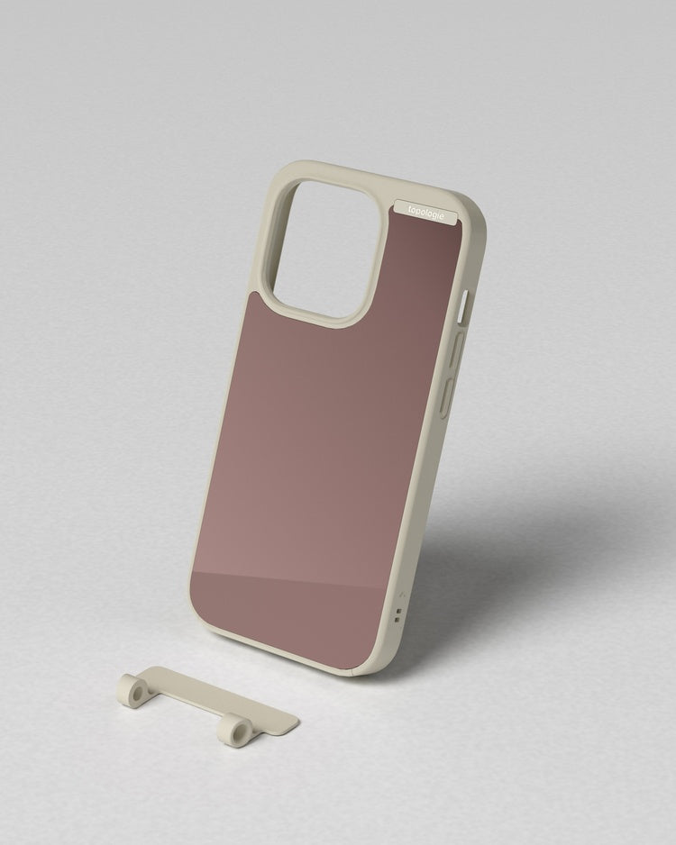 Bump Phone Case / Matte Moon / Rose Gold Mirror