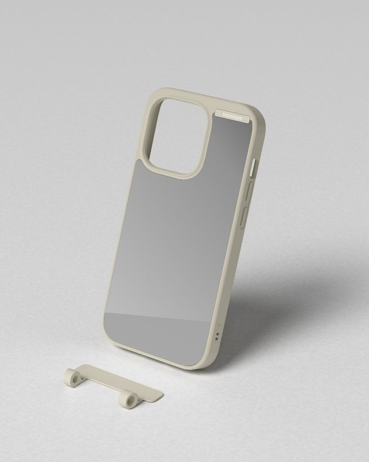 Bump Phone Case / Matte Moon / Silver Mirror