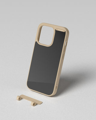 Bump Phone Case / Matte Sand / Black Mirror