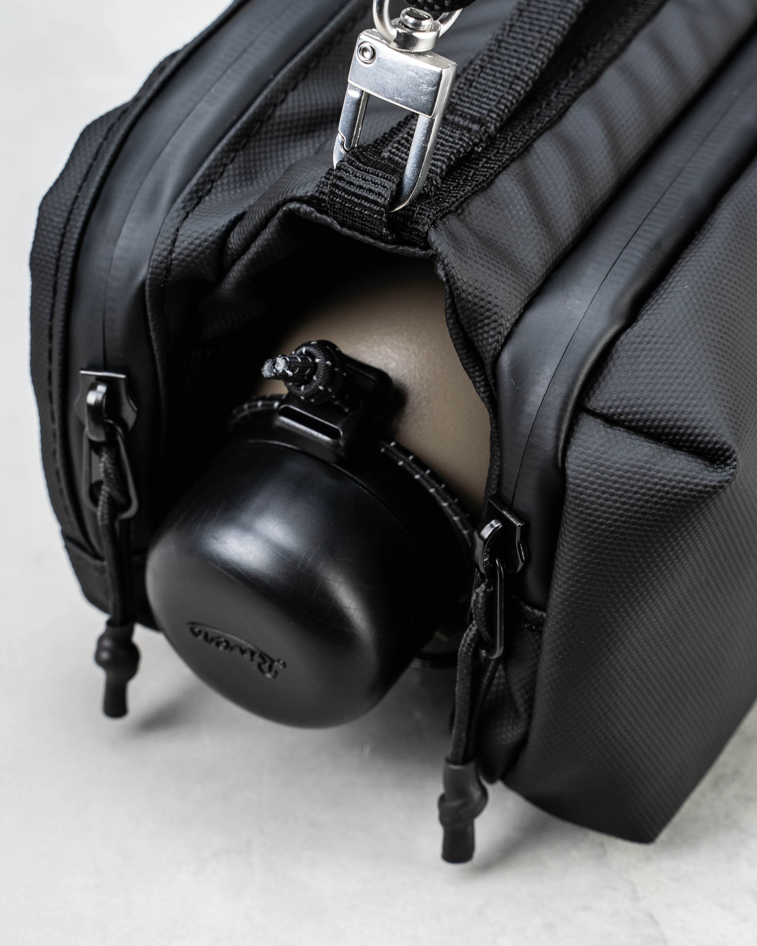 Bottle Sacoche ボトルサコッシュ / Dry Black / 8.0mm Black Lattice