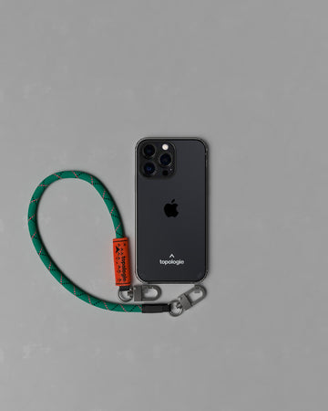 Verdon Phone Case ヴァードン スマホケース / Clear / 8.0mm Wrist Strap Emerld Fuschia