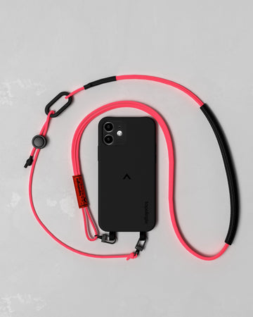 Dolomites Phone Case ドロマイツ / Black / 3.0mm Neon Pink