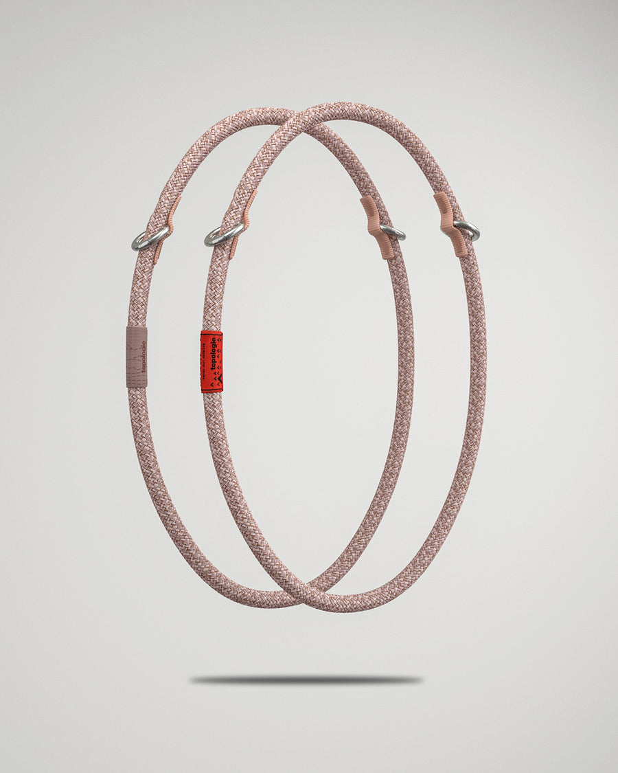 10mm Rope Loop Peach Melange【ストラップ単体】