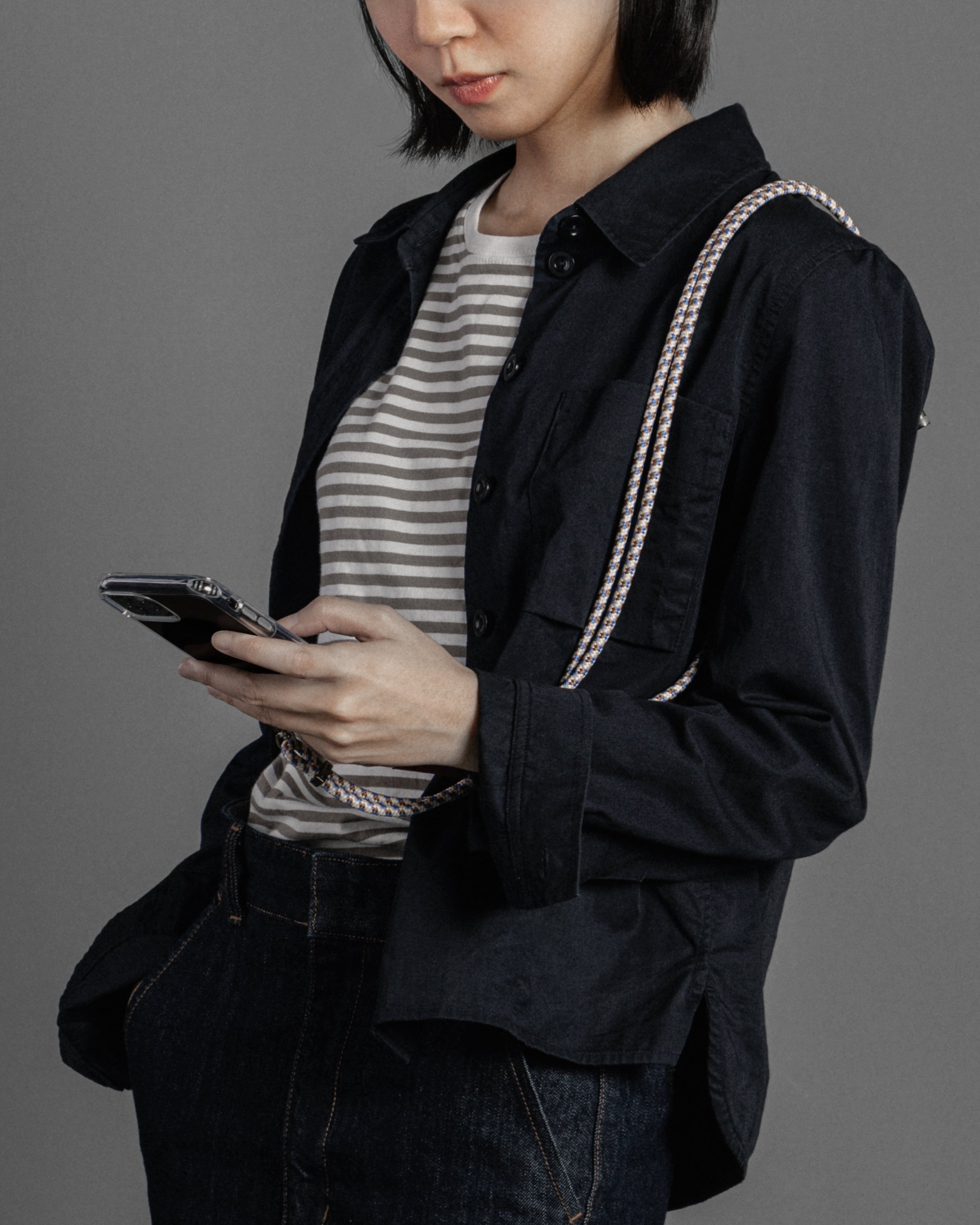 Verdon Phone Case ヴァードン スマホケース / Clear / 6.0mm Beige Purple