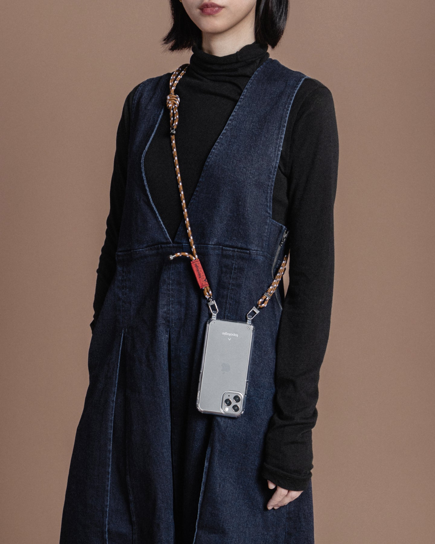 Verdon Phone Case ヴァードン スマホケース / Clear / 6.0mm Brown Navy