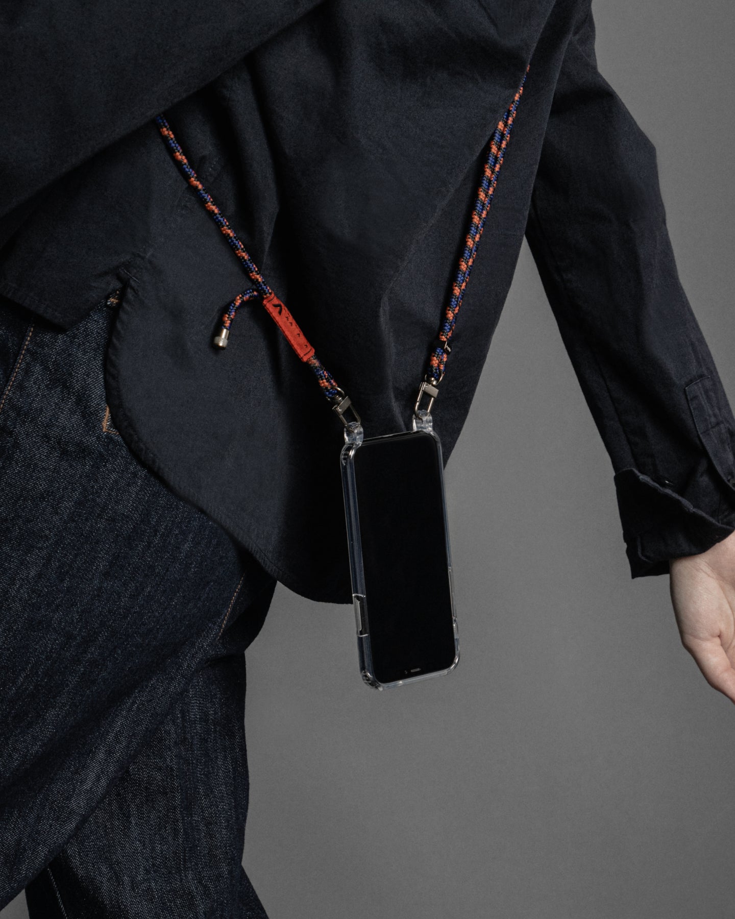 Verdon Phone Case ヴァードン スマホケース / Clear / 6.0mm Navy Orange