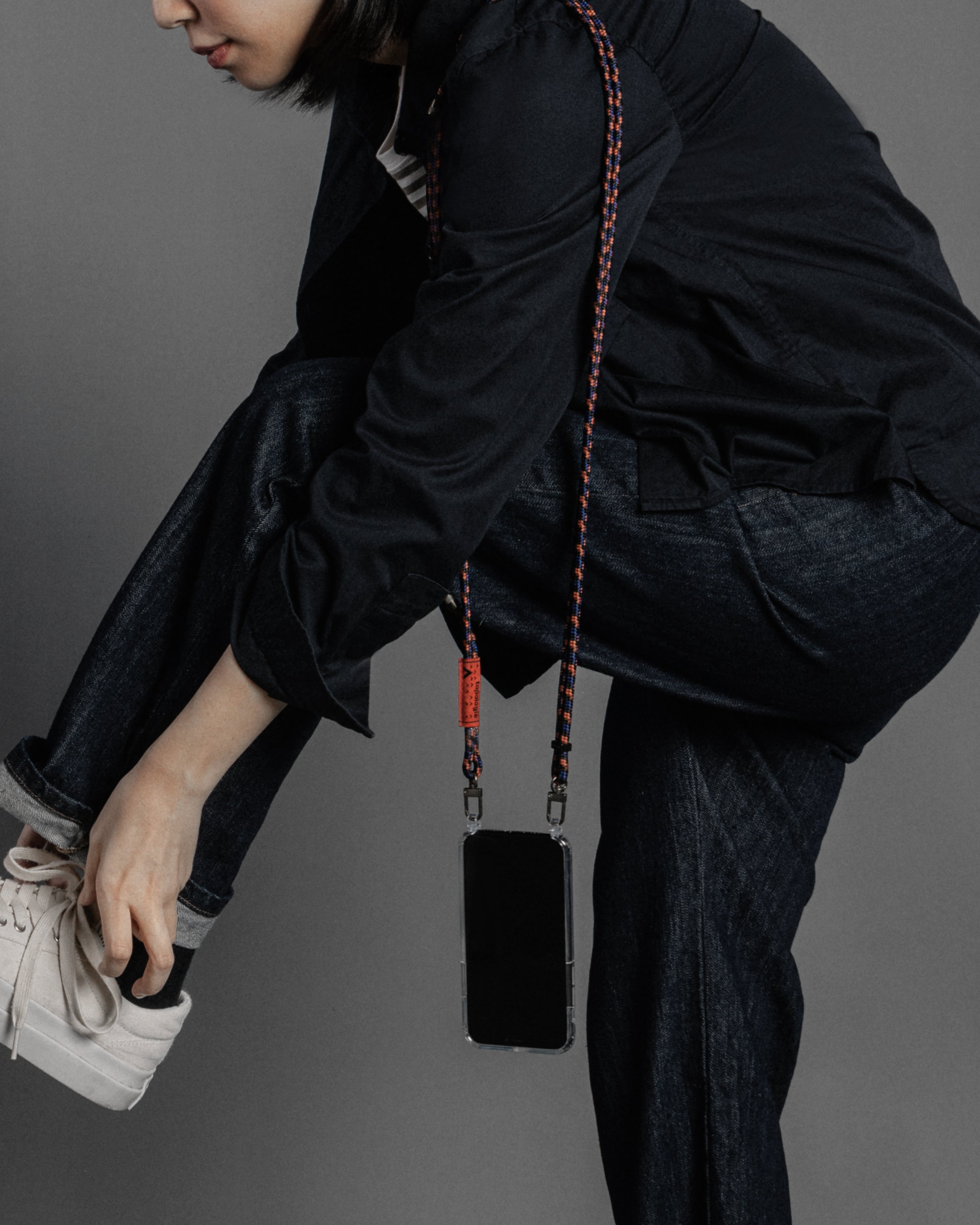 Verdon Phone Case ヴァードン スマホケース / Clear / 6.0mm Navy Orange