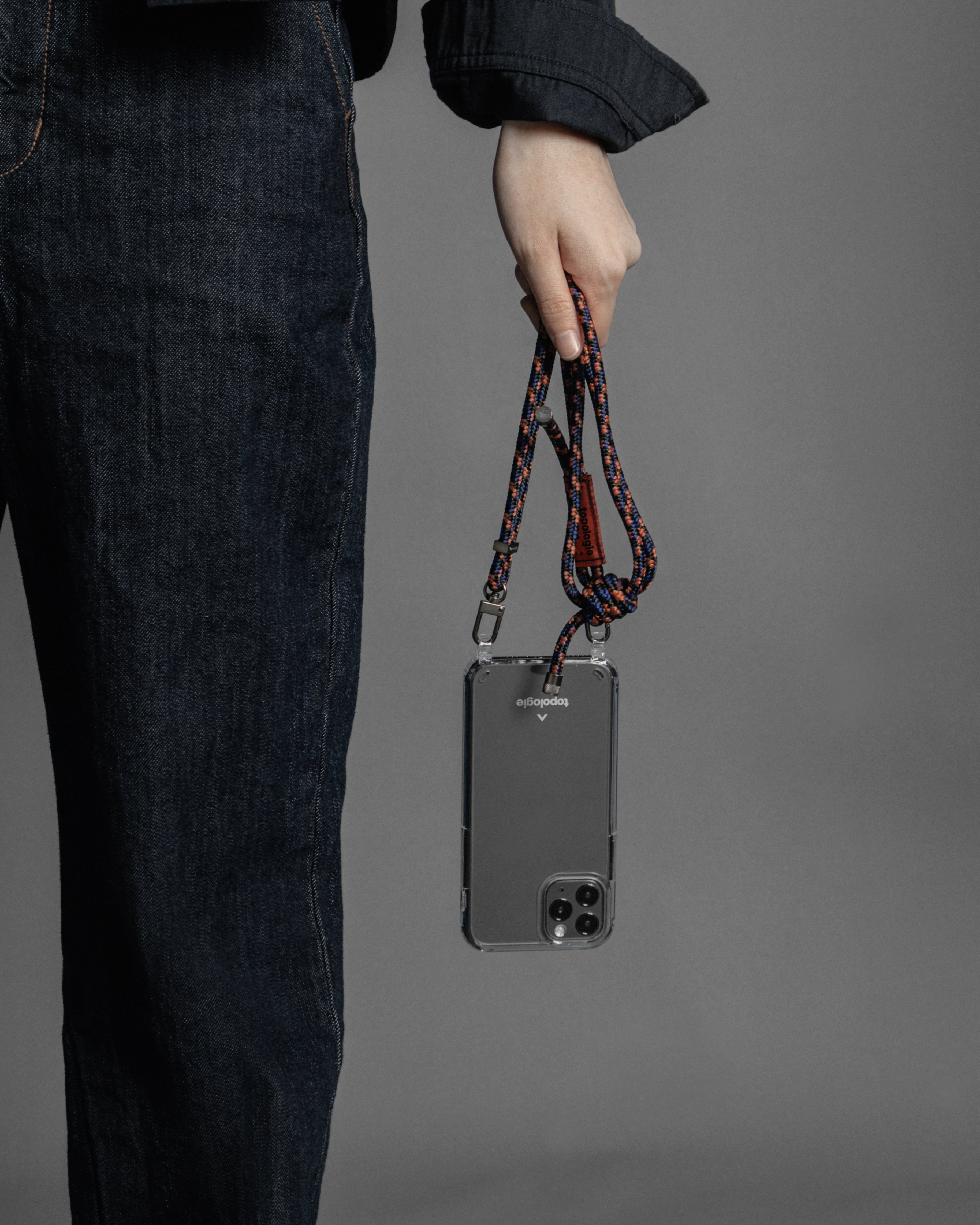 Verdon Phone Case ヴァードン スマホケース / Clear / 6.0mm Navy Orange