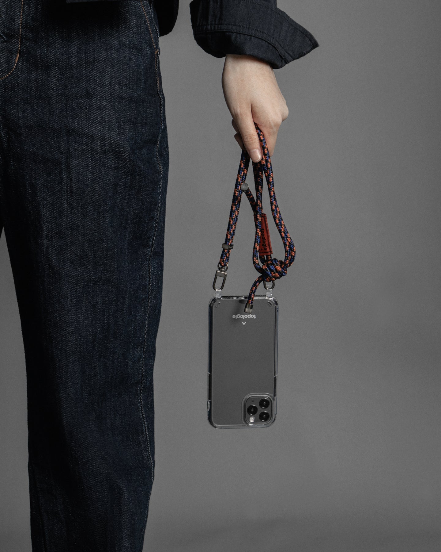 Verdon Phone Case ヴァードン スマホケース / Clear / 6.0mm Navy Orange