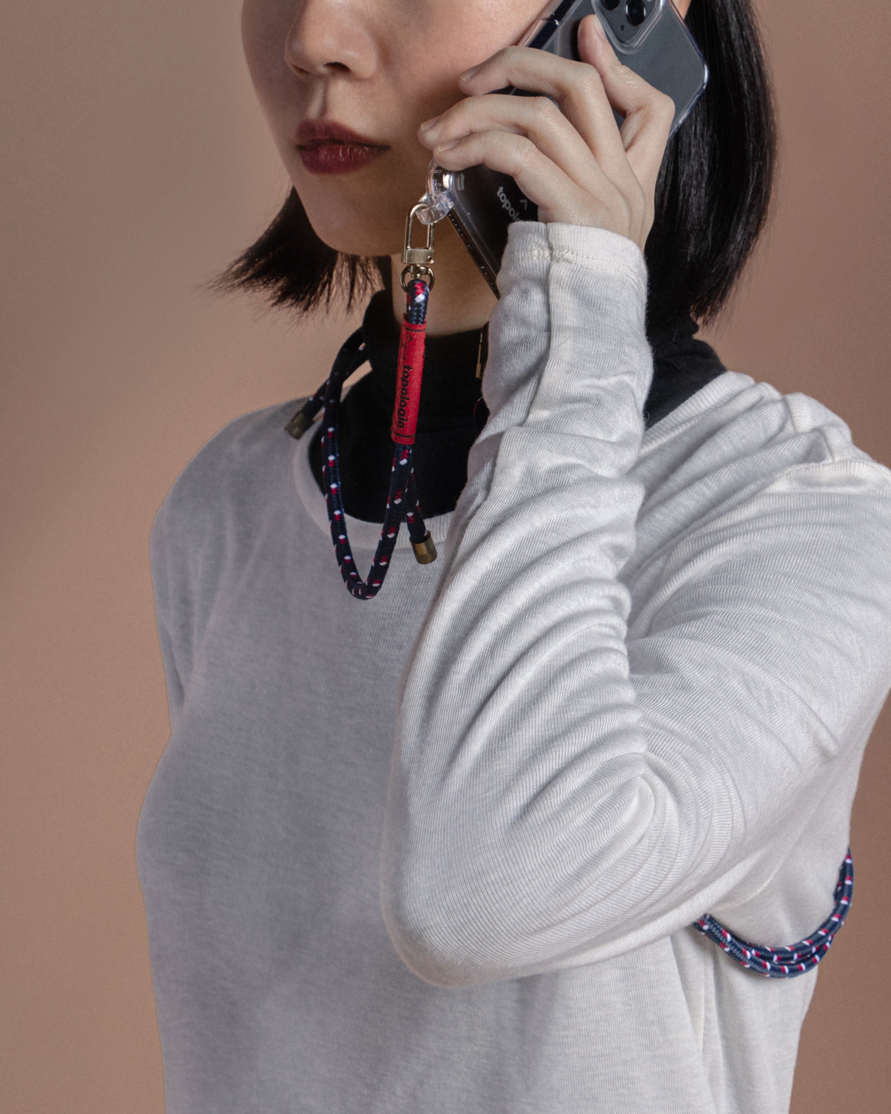 Verdon Phone Case ヴァードン スマホケース / Clear / 6.0mm Navy Patterned