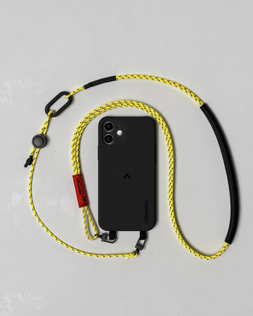 Dolomites Phone Case ドロマイツ / Black / 3.0mm Yellow Patterned
