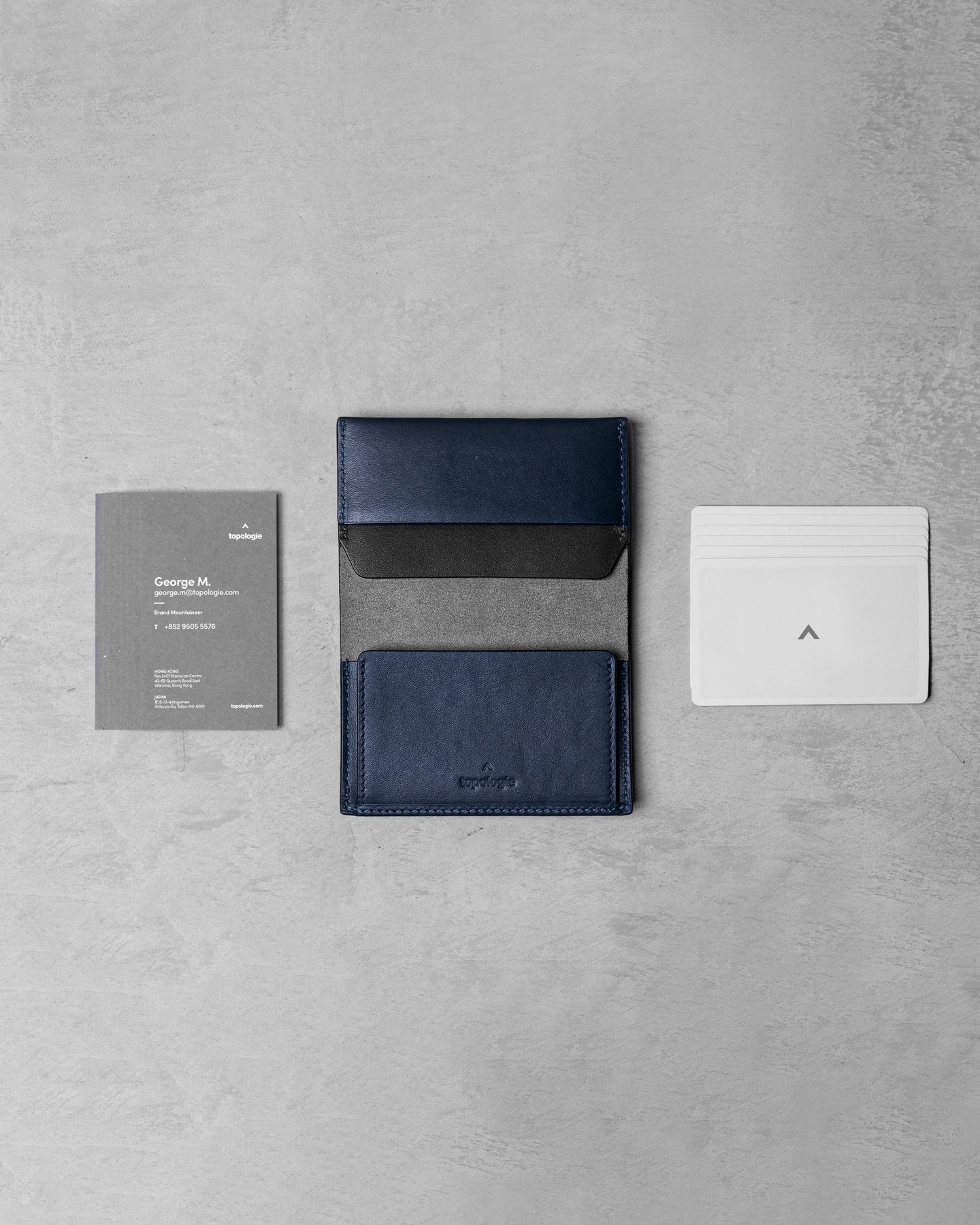 Card Wallet Navy カードウォレット