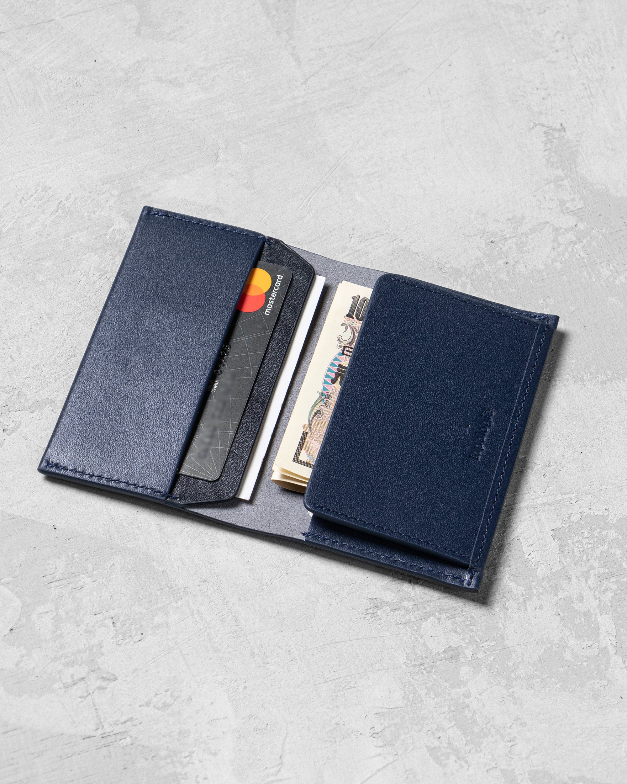 Card Wallet Navy カードウォレット