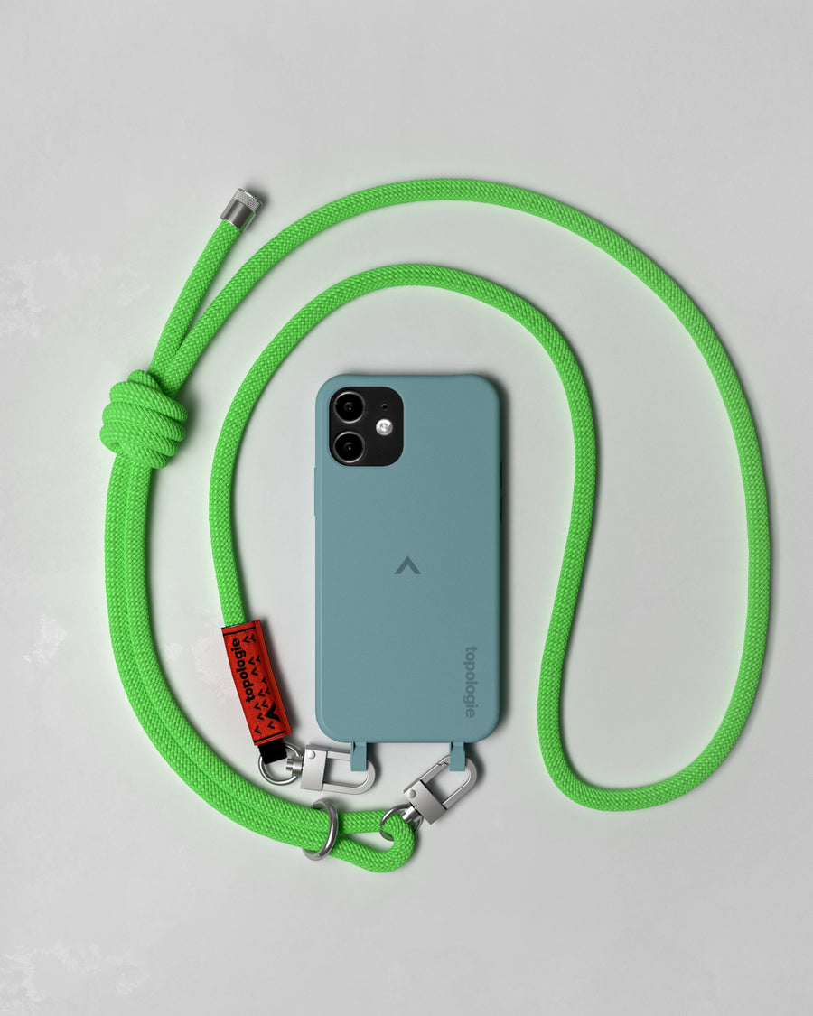 Dolomites Phone Case ドロマイツ / Teal / 8.0mm Green Solid
