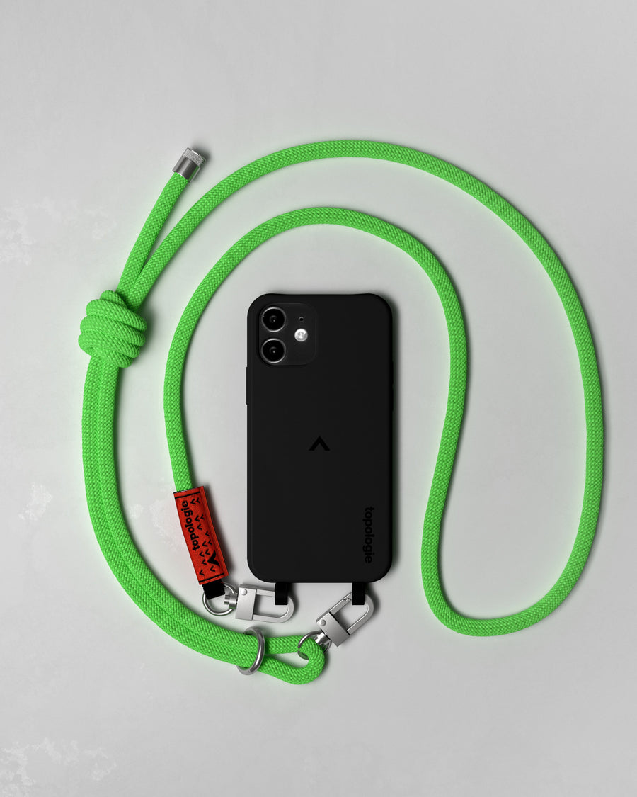 Dolomites Phone Case ドロマイツ / Black / 8.0mm Green Solid
