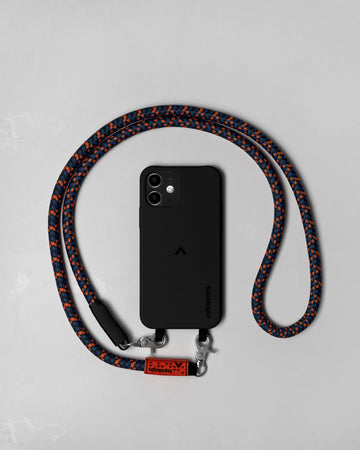 Dolomites Phone Case ドロマイツ / Black / 10mm Navy Orange