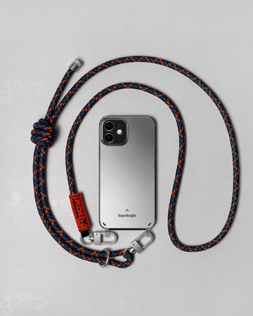 Verdon Phone Case ヴァードン スマホケース / Dark Mirror / 8.0mm Navy Orange