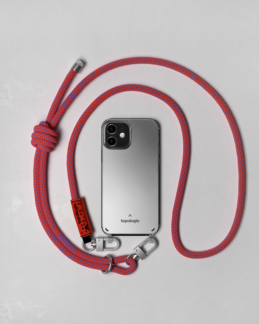 Verdon Phone Case ヴァードン スマホケース / Dark Mirror / 8.0mm Red Blue Lattice