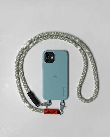 Dolomites Phone Case ドロマイツ / Teal / 10mm Sage Lattice