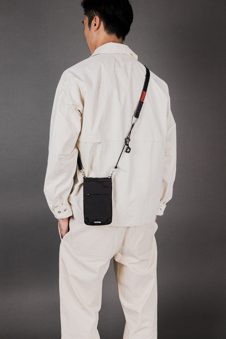 Wares Phone Sacoche フォンサコッシュ / Moss / 20mm Moss Stripe