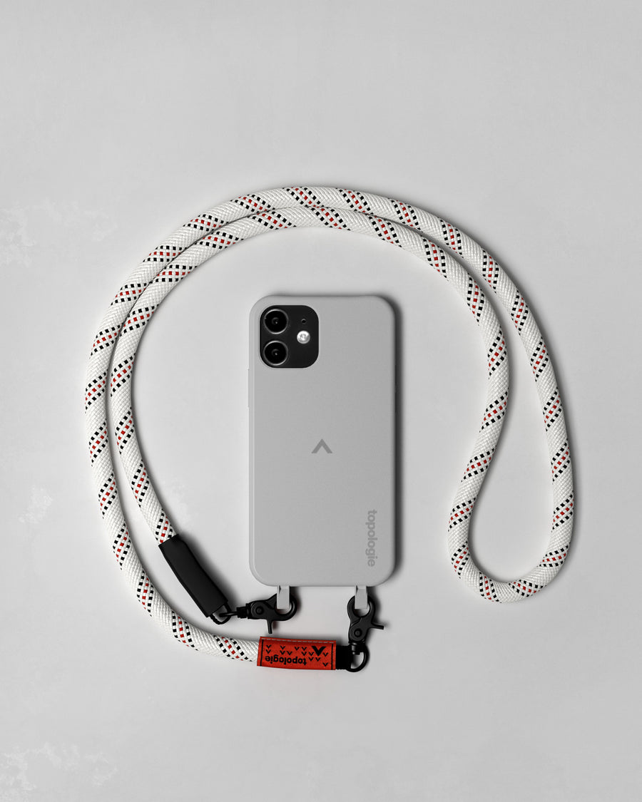 Dolomites Phone Case ドロマイツ / Slate / 10mm White Patterned