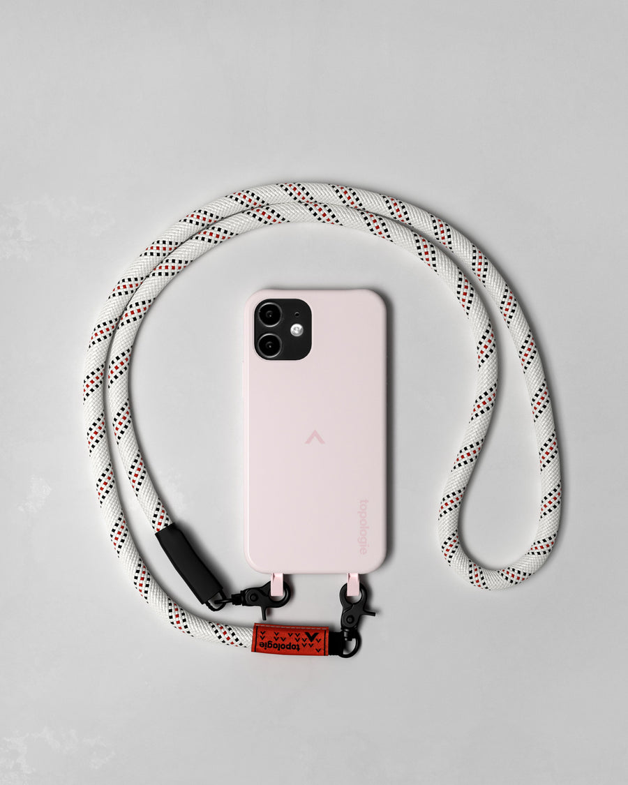 Dolomites Phone Case ドロマイツ / Blush / 10mm White Patterned